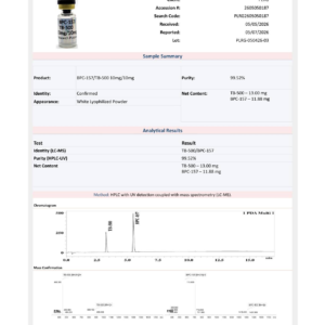 BPC-157 10mg /TB-500 10mg (Wolverine Stack) - Image 2