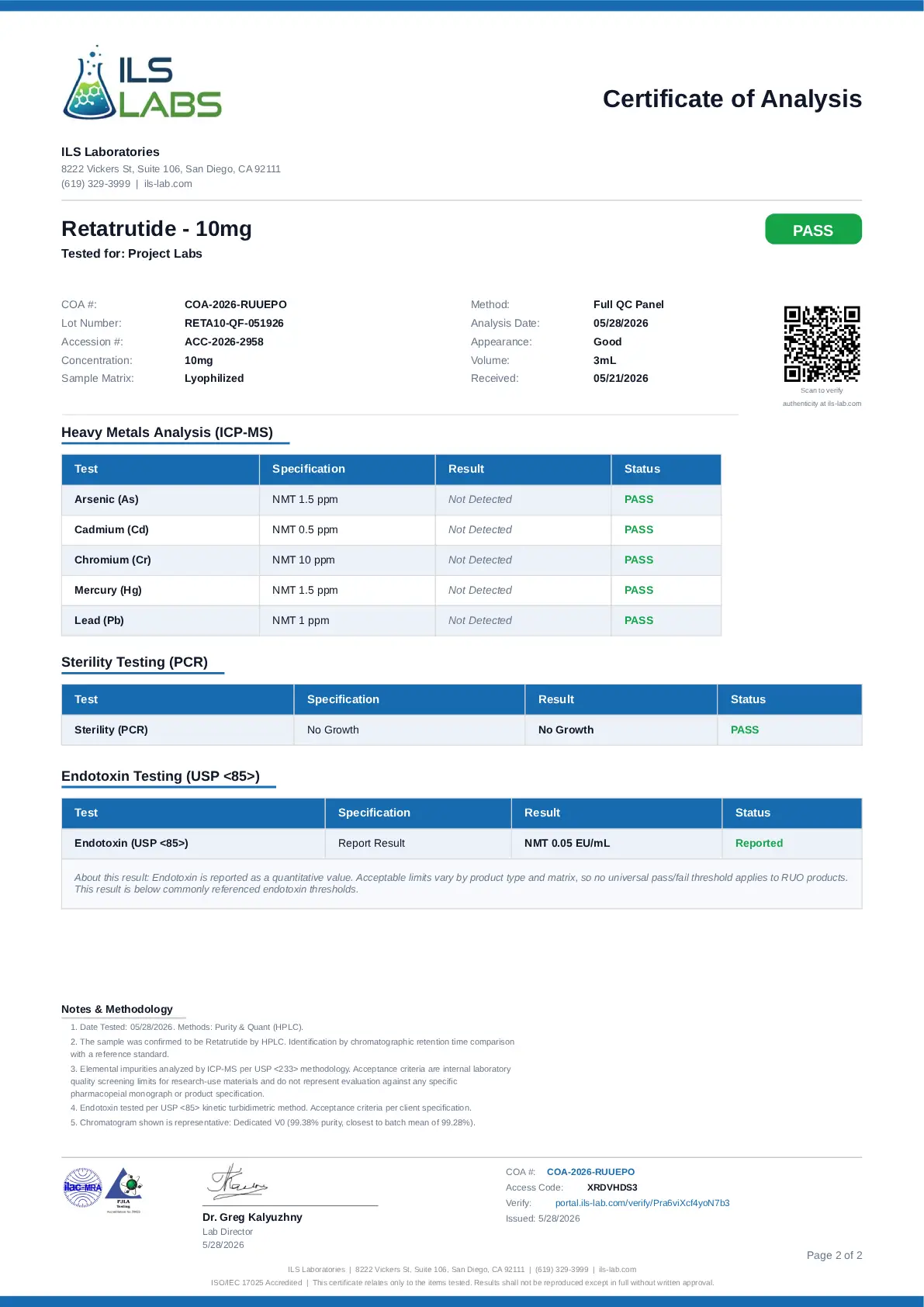 PL - RT3 10mg (7x Tested)